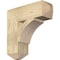 Ekena Millwork Thorton Craftsman Rough Sawn Bracket, Douglas Fir, 6"W x 20"D x 20"H BKT06X20X20THR04RDF - alternate 1